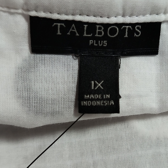 New Talbots Polka Dots Sleeveless Top /  Size 1X / 70% Off - Picture 6 of 12